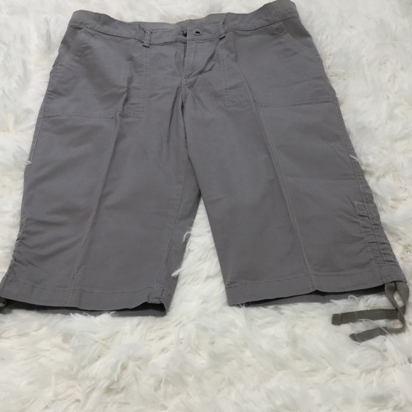Lee Pants - Lee - Women Gray Related Fit Capri